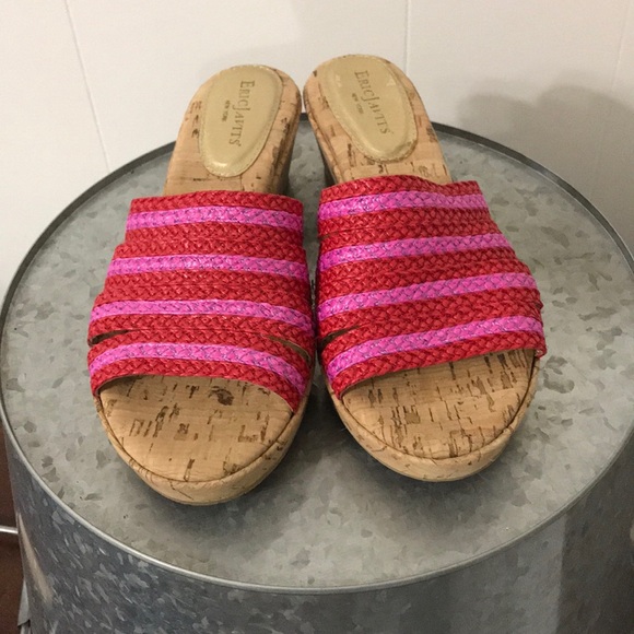 Eric Javits Wedge Cork Sandal - Picture 2 of 5